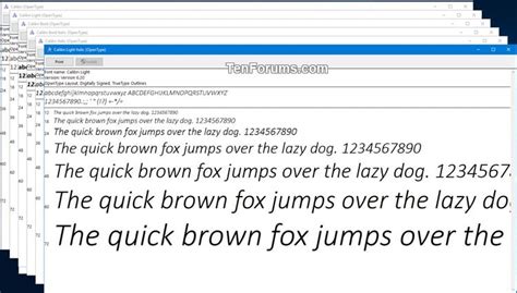Font Preview